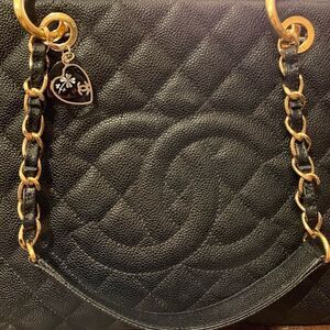 Vintage Chanel bag charm 